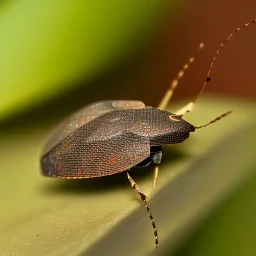 a man-faced_stink_bug, Catacanthus_incarnatus macro HDR photo