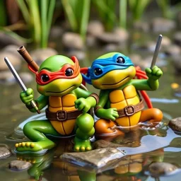 Teenage Mutant Ninja Tadpoles.