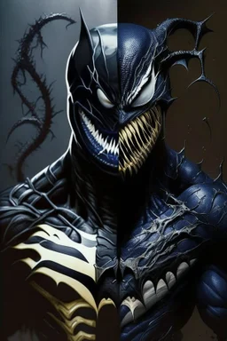 A mix between venom and batman