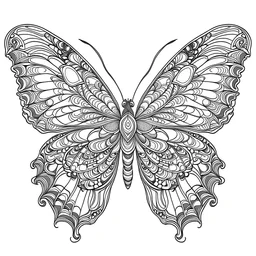 Butterfly coloring book 3500