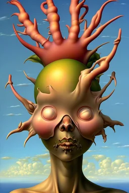 Frieze Peach; surrealism; Vladimir Kush