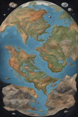 pangea earth millions of years ago , with dinosaures and Draco reptilians