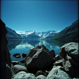 Sublime foto close-up Kodak Portra 160, dream-core, liminal, odd-core, alta definizione di un lago, monti, decal, bas-relief, abeti Alps, collage art, d sublime, splimapys, acqua nera riflette un sole nero circonda il lago, alghe, hypermaximalist, Henri Rousseau style, strangeness, intricate, hypnotic, obsessive, 8k, deep 3d field, very accentuated details of the rocks and shtn, eerie, artistic photo, shot on Hasselblad, large format film, medium format film