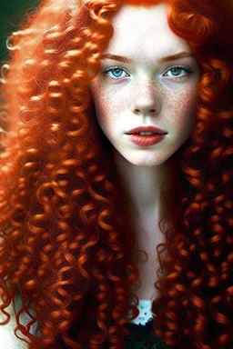 beautiful red curls, hair