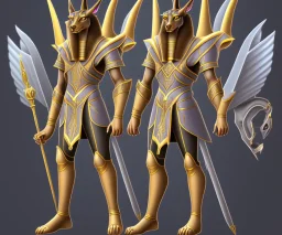 Anubis-like legendary pokemon. Dark type and fighting type. Night God. Egypyopn elements. humanoid. Bipedal.