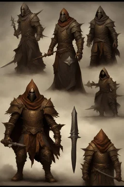 wizard mask hood desert armor smoke knight scimitar warrior swords