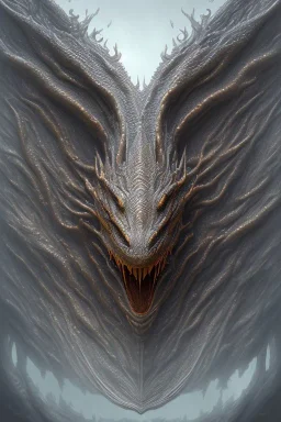 high-quality, fine-detail beautiful, dark gray dragon head portrait, clear reflective lake, tranquil, stunning, 8k resolution, intricate, digital art, detailed matte, volumetric lighting, George Grie, Anne Dittman, Anne Stokes, Lisa Parker, Selina French, Alphonse Mucha