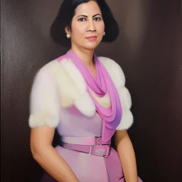 Full body portrait, painting, medium shot lady avittat