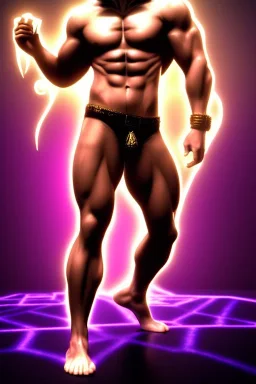 3d render illustration of a sexy muscular macho provocative trickster who calculated a phantasm to glimpse Pythagoras's golden thigh while performing cult mathematics as part of an intensely passionate gay ritual in an Athens temple at 27 in the style of Tim Burton, Thomas kinkade, Andy Warhol, Alphonse Mucha, Dan Mumford, Pythagorean hypersigil, homoerotic, gay lovers, sensual scary sexy masks, hedonistic, orgasmic, young men, carnal, sci Fi opera, time travel, hypermasculine, ancient Greece