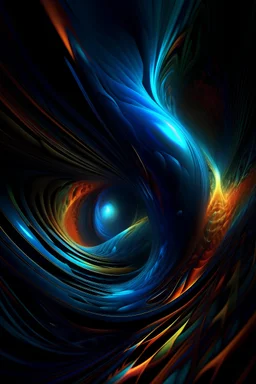 entropy is in the eye of the beholder; abstract art; energetic; bold; ethereal; exciting; stimulating; elegant; wave function; 3d shading; liminal space; noctilucent; parallax