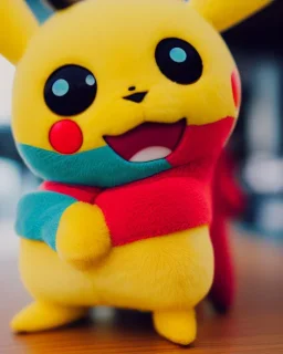 Pikachu, highly detailed, hyper-detailed, beautifully color-coded, insane details, intricate details, beautifully color graded, Cinematic, Color Grading, Editorial Photography, Depth of Field, DOF, Tilt Blur, White Balance, 32k, Super-Resolution, Megapixel, ProPhoto RGB, VR, Half rear Lighting, Backlight, non photorealistic rendering