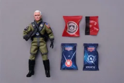 Mike pence G.i. joe toy doll space force uniform in a blisterpack