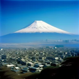 Tokyo Japan 1997 Mount Fuji Photo