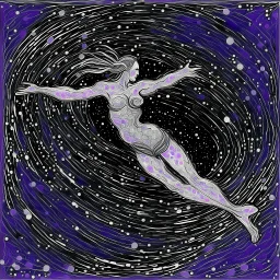 Dancing pn the sky Drawings and Painting
