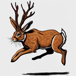 Flying Jackalope