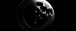 black withe ,minimal, planet , monolite , cellular