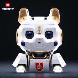 beautiful smooth realistic Japanese samurai dog robot body, run on dark cosmos background, dog aye, extremely sharp detail, finely tuned detail, ultra high definition, 8 k, unreal engine 5, ultra sharp focus, accurate sword wings,