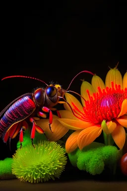 Flowers and cockroaches