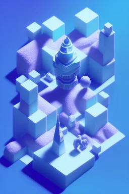 full length isometric clean art NFT, soft lighting, soft pastel gradients, high definition, 3d icon clay render, blender 3d