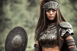 Beautiful female warrior