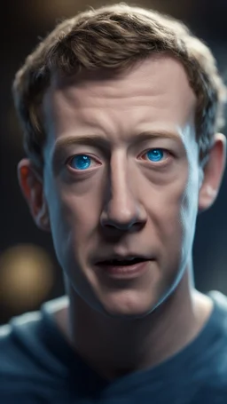 mark zuckerberg as the demon from the movie "insidious", bokeh like f/0.8, tilt-shift lens 8k, high detail, smooth render, down-light, unreal engine, prize winning