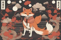 fox, yokai, kitsune, woman