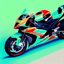 fullbody Drawing of 'sketch of SUperBike',intricate detail,andrea bonelli,Kilian Eng,Ohrai,evan lee,Aleksandr Sidelnikov,KyuYong Eom,three quarters frontal aerial view,toned colors,16k