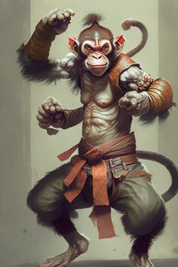 three-armed monkey fighter