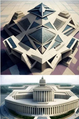 Architectural Designs similar to the pentagon of the USA