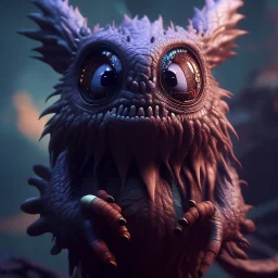 Cute fluid ink creature, big black eyes, unreal engine 5, 8k resolution, photorealistic, ultra detailed, by greg rutowski