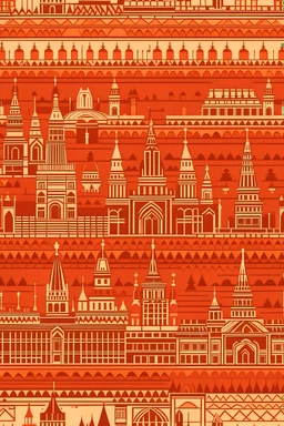 Moscow pattern vector minimalism