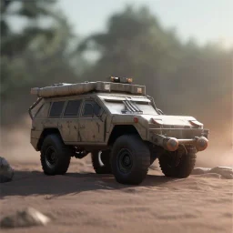 Gi joe driving White lunar armored rover with claw