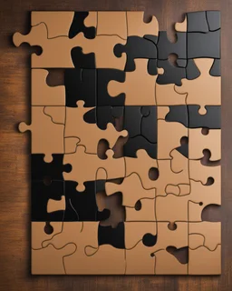 a puzzle image with pieces out of order