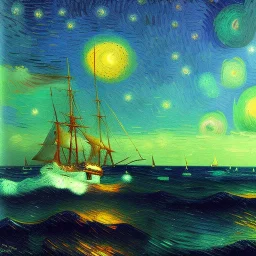 Albatross by van Gogh 8k