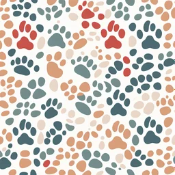 simple illustration of a dog paw print against a white background