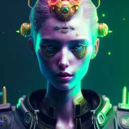 detailed portrait Young Rebel Girl cyberpunk futuristic ((neon)) tattoes, yakuza, styled hair Reflective puffy sheen film jacket, decorated traditional ornaments by ismail inceoglu dragan bibin hans thoma greg rutkowski Alexandros Pyromallis Nekro James Jean illustrated Perfect face, fine details, realistic shaded, fine-face, pretty face