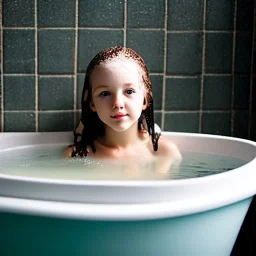 Girl in tub