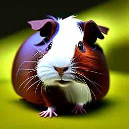 cute brown guinea pig by pixar