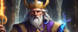 i want a pic the high priest of Aerdennor of a magical key now
