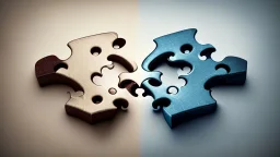 two puzzle pieces connecting