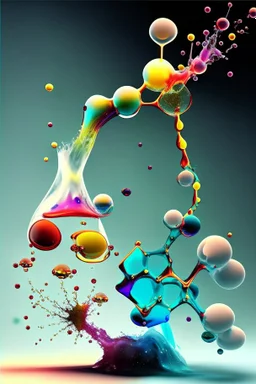 molecular compounds trying to escape chromatography