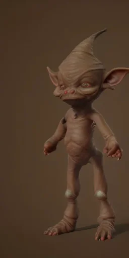 Weak short Goblin, game, fantasy, full body design