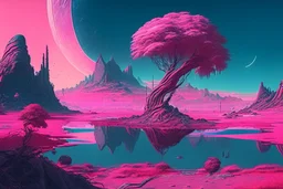 Phantasy landscape, syber pank