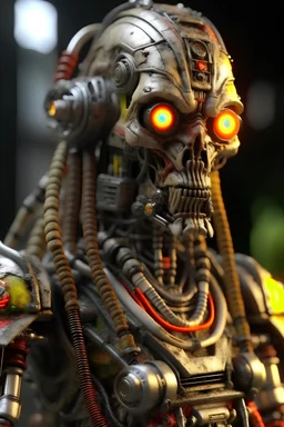4k full realism full details sorcier vaudou rasta firestarter hardrock robot terminator