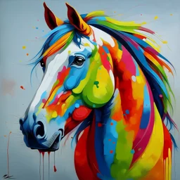 raibow horse