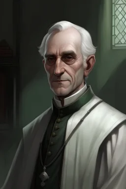 Portrait of Lord Voldemordt from Harry Potter in a nurse‘s clothing