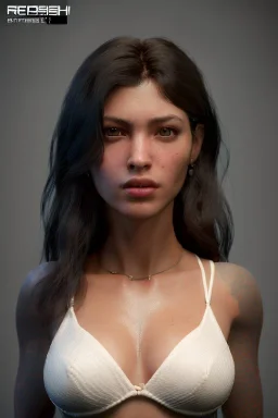 Ultra Realistic image, 25 years old brunette woman, Madrid, portrait, small stature, s size phofisan body, small chest, yakuza body tattoo, vibrant color, highly detailed, art stations, concept art, smooth, unreal engine 5, god rays, ray tracing, RTX, lumen lighting, ultra detail, volumetric lighting.