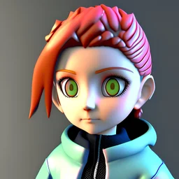 cute girl 3D