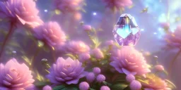 crystal subtle flower in a galactic ambiance beautiful fairy, transparent, delicate colors, in the foreground, full of details, smooth，soft light atmosphere, light effect，vaporwave colorful, concept art, smooth, extremely sharp detail, finely tuned detail, ultra high definition, 8 k, unreal engine 5, ultra sharp focus