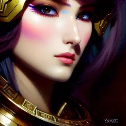 portrait beautiful face -Haxxor Bunny, Honkai Impact 3rd-,busty,ancient metal armor balanciaga fashion clothe painting by gaston bussiere, greg rutkowski, yoji shinkawa, yoshitaka amano, tsutomu nihei, donato giancola, tim hildebrandt, oil on canvas, cinematic composition, extreme detail,fit full head inside picture,16k